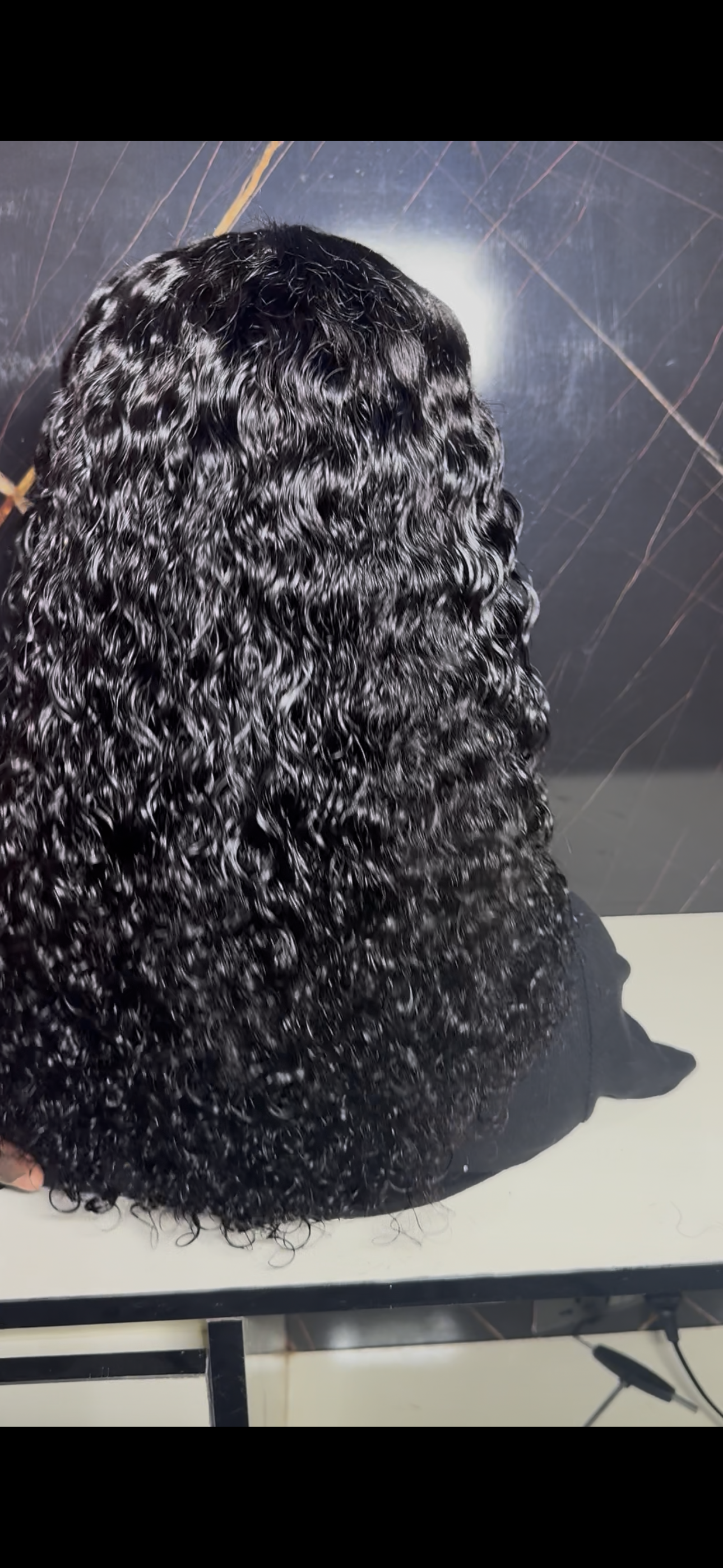 Super double drawn grade 15A pixie curls 12inches (200g) with 5x5 closure (already wigged and styled)