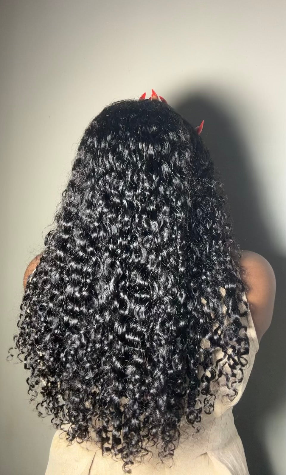 Super double drawn grade 15A pixie curls 20inches (200g) with 20inches closure (Already wigged and styled).