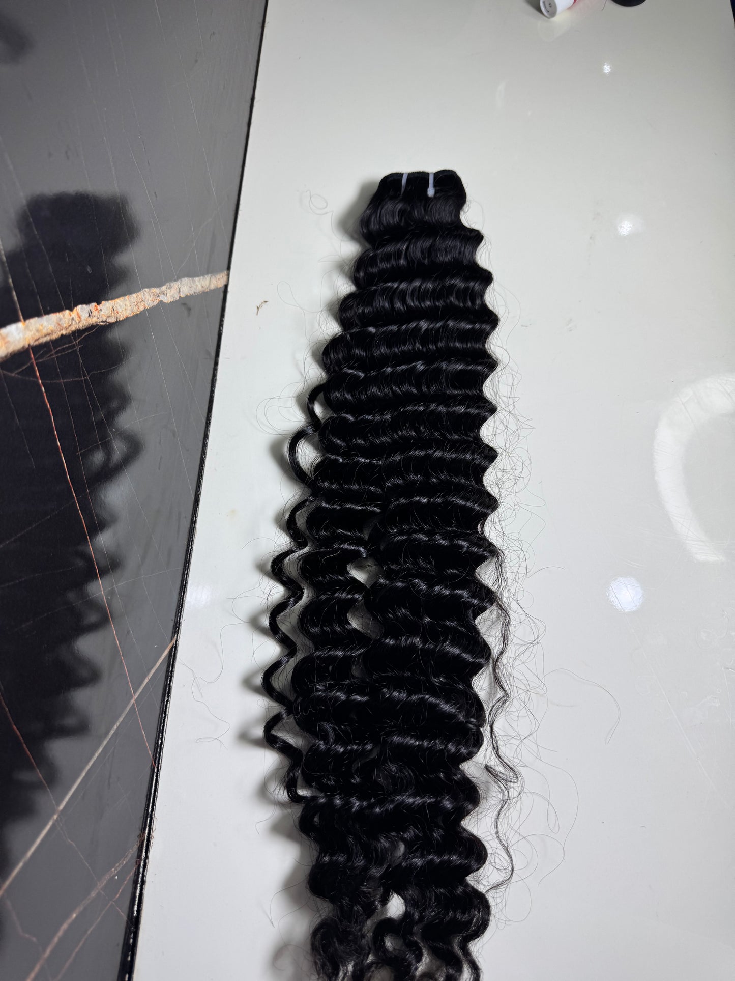 Super double drawn grade 15A luxury deep wave 30inches bundle 100g natural colour