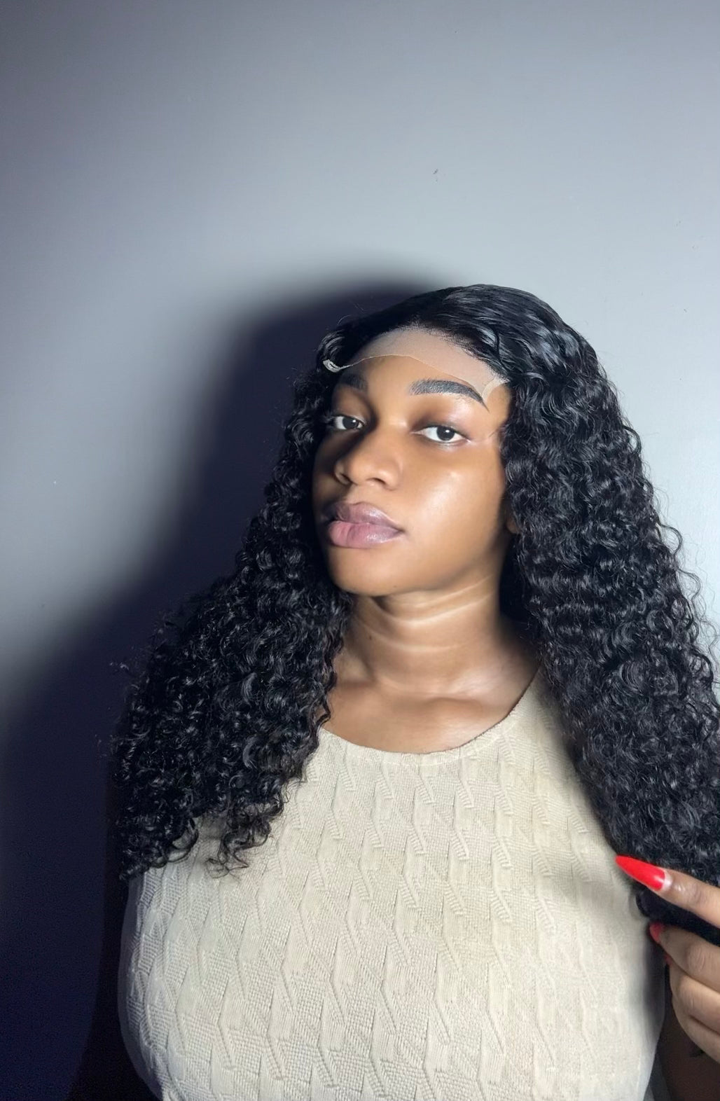 Super double drawn grade 15A pixie curls 18inches (200g) with 18inches closure (Already wigged and styled).