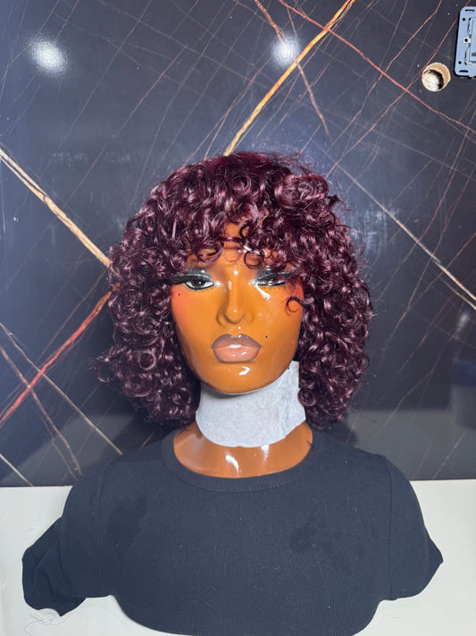 Sdd celebrity wig 14inches
burgundy colour(factory wig)