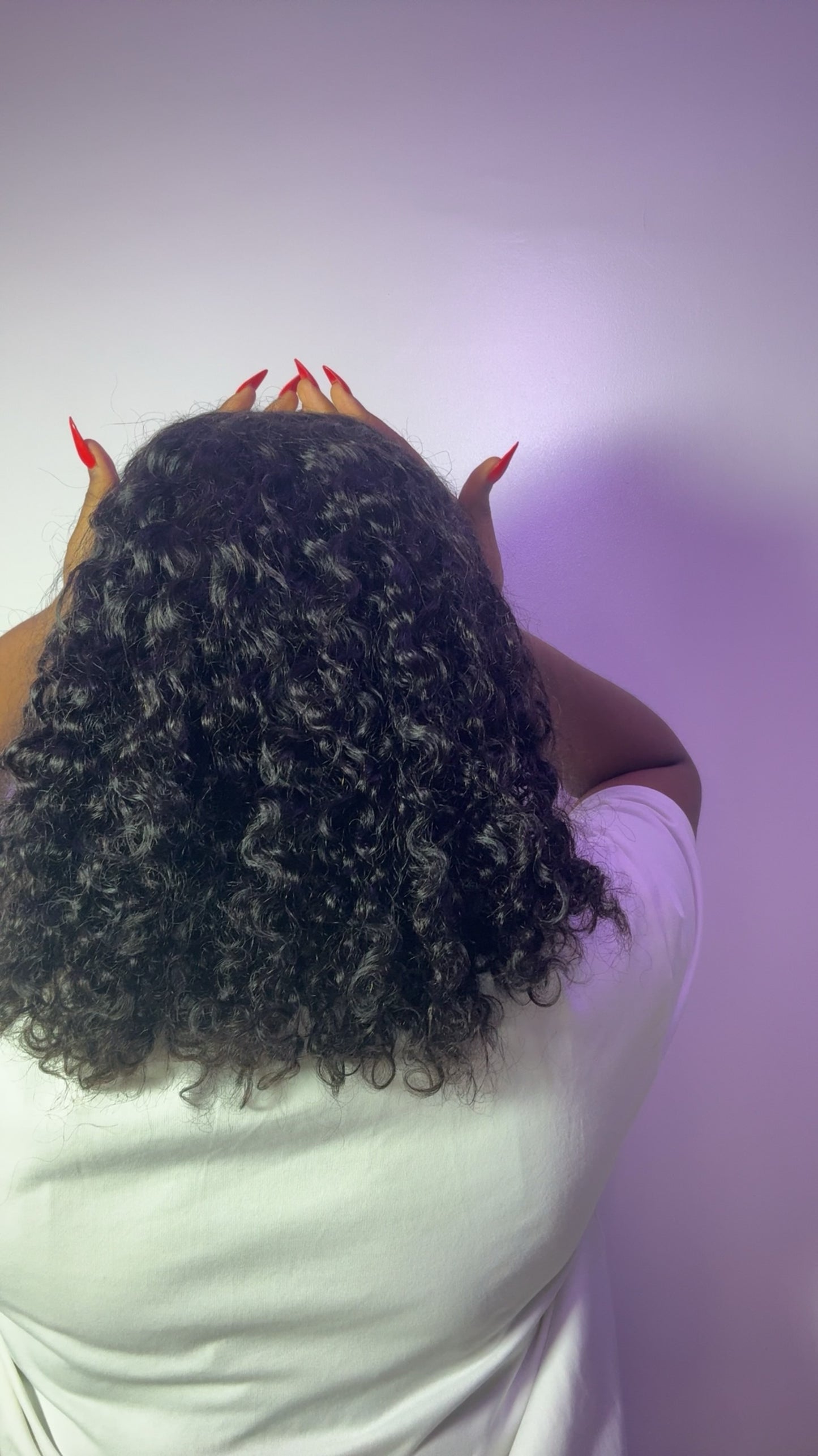 SUPER DOUBLE DRAWN WATER WAVE WIG 14inches with FULL FRONTAL (factory wig)