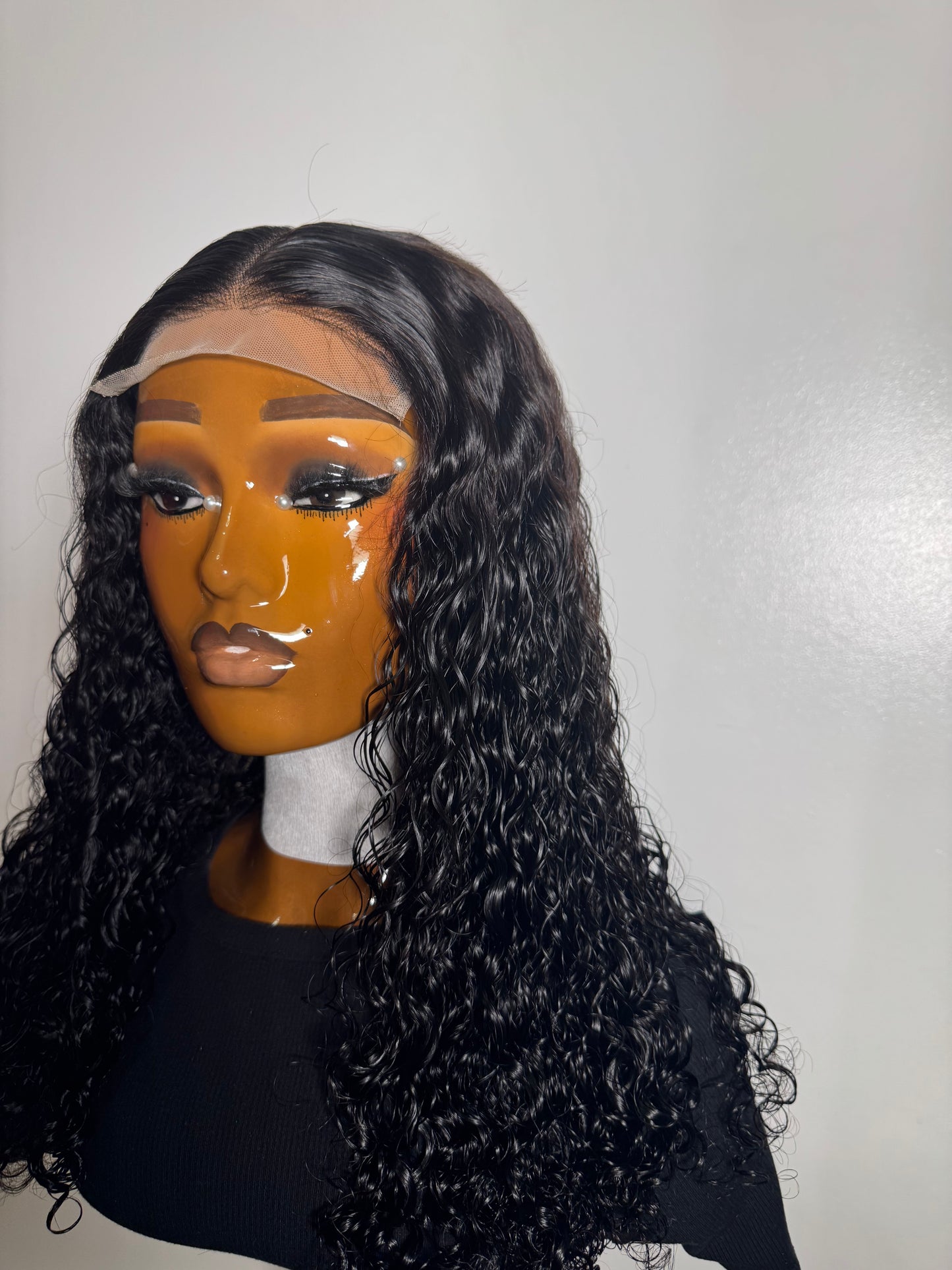 Super double drawn grade 15A pixie curls 16inches (200g) with 5x5 closure (already wigged and styled)