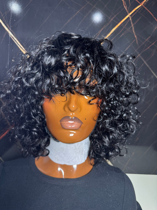 Celebrity fringe wig