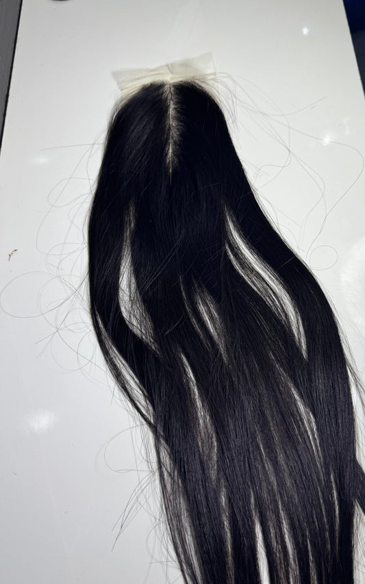 Sdd Vietnamese bone straight natural colour 16inches 2x6 closure